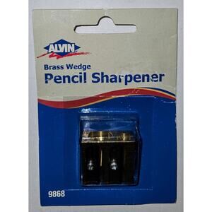 Alvin Professional Drafting Solid Brass Wedge Style Pencil Sharpener 9868 SEALED